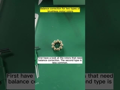 High Precision Soft Bearing Brushless Motor Rotor, Mesin Balancing Magnetic Brushless Motor Rotor