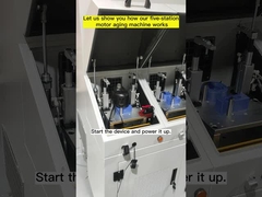 Sepuluh Stasiun Motor Penuaan Peralatan Motor Penuaan Mesin pengujian