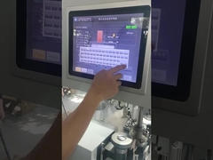 Mesin Penyeimbang Koreksi Pengeboran Otomatis Bidang Tunggal Benda Kerja Dua Stasiun Gear