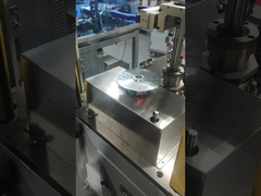 Dua Stasiun High Speed Blower Impeller Otomatis Milling Koreksi Balancing Machine